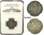 L47, China, Kwangtung, 20 Cents ND (1890-1908) Silver, NGC VF20