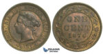 L68, Canada, Victoria, Cent 1876-H, Heaton, High Grade!