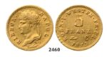 Lot: 2460. Germany, Westphalia, Hieronymus Napoleon, 1807-1813, 5 Francs 1813-C, Kassel, GOLD