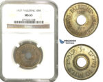 M14, Palestine, 10 Mils 1927, NGC MS63