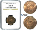 M73, Canada, Newfoundland, Victoria, 1 Cent 1872-H, Heaton, NGC MS65RB
