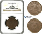 M78, China, 10 Cash 1920, NGC AU58BN Y-303