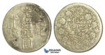 M81, China, Sinkiang, 2 Miscals AH1324, Silver (6.85g) Urumchi, Y33.1, Nice