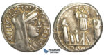 O56, Roman Republic, L. Aemilius Lepidus Paullus (62 BC) AR Denarius (3.76g) Rome, Perseus