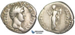 O63, Roman Empire, Otho (69 AD) AR Denarius (3.28g) Rome, CERES, Rare!
