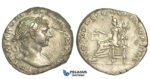 O71, Roman Empire, Trajan (98-117 AD) AR Denarius (3.43g) Struck 103 AD, Rome, Aequitas