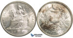 R12, Guatemala, Peso 1894, Silver, Mint State (Few hairlines)
