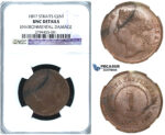 R416, Straits Settlements, Victoria, Cent 1897, NGC UNC
