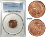 R635, United States, Indian Cent 1901, PCGS MS64RB