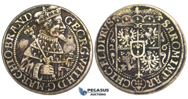 S19, Germany, Brandenburg-Prussia, Georg Wilhelm, Ort 1626, Königsberg, Silver, Dark toning (R4, Poland)