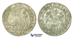T125, Poland (for Lithuania) Sigismund II Augustus, Groschen 1567-SA, Tykocin, Silver (1.73g)