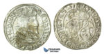 T138, Poland, Sigismund III, Groschen 1594 I/F, Olkusz, Silver (1.08g) Rare!