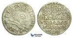 W225, Poland, Sigismund III, 3 Groschen (Trojak) 1598, Lublin, Silver (2.14g)