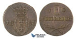 Z147, Poland (for Danzig Free City) Schilling (szelag) 1808-M, Danzg, High Grade! Rare!