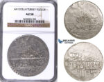 ZJ42, Ottoman Empire, Turkey, Selim III, Yuzluk AH1203/4, Islambul (Istanbul) NGC AU58