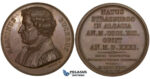 ZJ76, France & Germany, Bronze Medal 1824 (Ø41mm, 44.90g) by Wolf, Martin Bucer, Protestant reformer