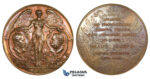 ZM263, Austria, Franz Joseph, Bronze Medal 1898 (Ø62mm, 74.6g) by Waschmann, Vienna Agriculture Exhibition