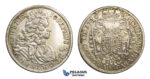 ZM449, Hungary, Joseph I, 1/2 Taler 1710/09, Kremnitz, Silver (14.19g) VF (Ex. mount)