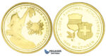 ZM457, Switzerland, Shooting 1000 Francs 1989, Le Locle, Gold (25.95g) Ch Proof