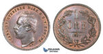 ZM642, Sweden, Carl XV, 1 Öre 1867, Stockholm, Red Brown UNC