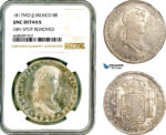 AL669, Mexico, Ferdinand VII, 8 Reales 1817 Mo JJ, Mexico Mint, Silver, NGC UNC Details
