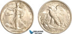 AL735, United States, Walking Liberty Half Dollar (50C) 1920, Philadelphia Mint, Silver, Lustrous! AU