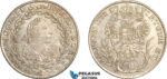 AL737, Austria, Joseph II, 20 Kreuzer 1771 E HG, Karlsburg (Transylvania) Mint, Silver, XF-AU