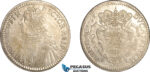 AL746, Croatia, Ragusa, Dubrovnik City, Taler 1762, Silver (28.3g) Lightly cleaned, XF-AU