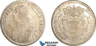 AL746, Croatia, Ragusa, Dubrovnik City, Taler 1762, Silver (28.3g) Lightly cleaned, XF-AU