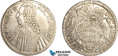 AL747, Croatia, Ragusa, Dubrovnik City, Taler 1771, Silver (28.5g) Cleaned, XF