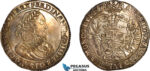 AL762, Hungary, Ferdinand III, Taler 1657 KB, Kremnitz Mint, Silver (28.5g) Much luster, lightly cleaned, AU-UNC