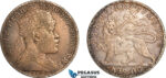 AL782, Ethiopia, Menelik II, 1 Birr EE 1895 (1903) A, Paris Mint, Silver, VF