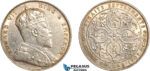 AL789, Straits Settlements, Edward VII, 1 Dollar 1907 H, Heaton Mint, Silver, Lightly cleaned, AU