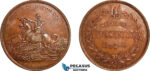 AL800, United States, George Washington, Copper Medal 1775-6 (ca. 1859), Siege of Boston, (11.81g) Lovett series 2, Brown, UNC