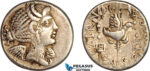 AL802, Roman Republic, C. Valerius Flaccus, AR Denarius (3.69g),82 BC, Massalia Mint, Crawford 365, Minor scratches, VF-XF