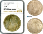 AM079, Croatia, Ragusa, Dubrovnik City, Taler 1764, Silver, DAV-1639, NGC AU58