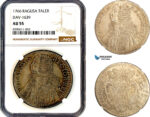 AM080, Croatia, Ragusa, Dubrovnik City, Taler 1766, Silver, DAV-1639, NGC AU55