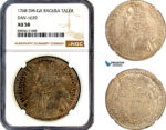 AM081, Croatia, Ragusa, Dubrovnik City, Taler 1768 DM-GA, Silver, DAV-1639, NGC AU58