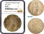 AM082, Croatia, Ragusa, Dubrovnik City, Taler 1768 GB-GA, Silver, DAV-1639, NGC AU58